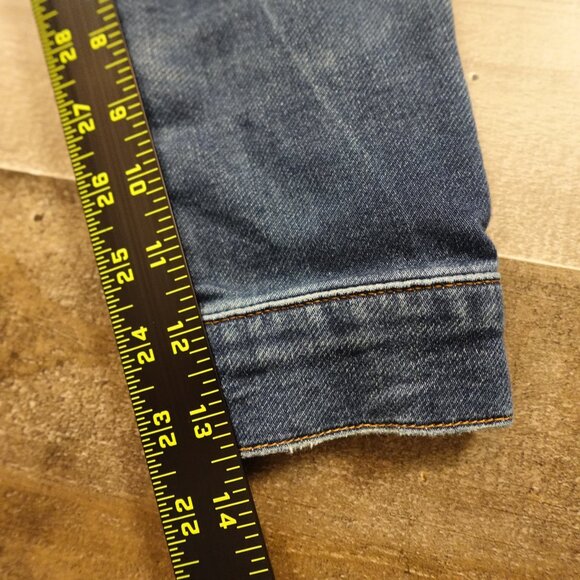 Polo Ralph Lauren Denim Trucker Jacket Kids Small Dark Wash Classic - Picture 6 of 9